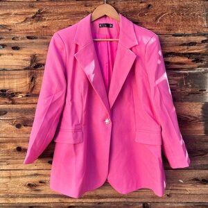 UNBRANDED | Pink Women's Blazer XL